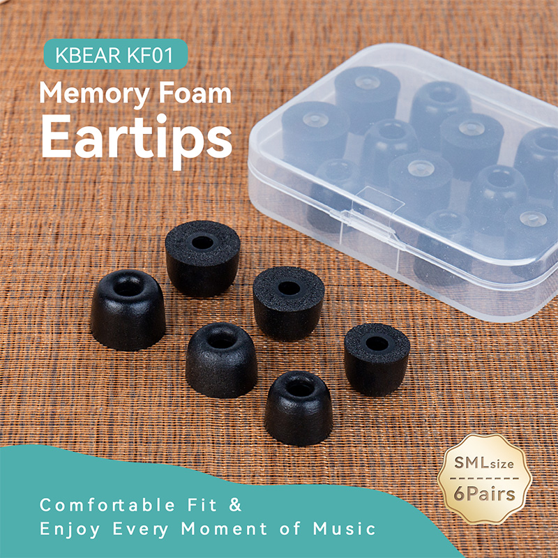 KBEAR KF01 Hafızalı Köpük Kula - Earphone Foam Tip incelemesi ve fiyatı